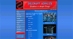 Desktop Screenshot of delcraftacrylics.com